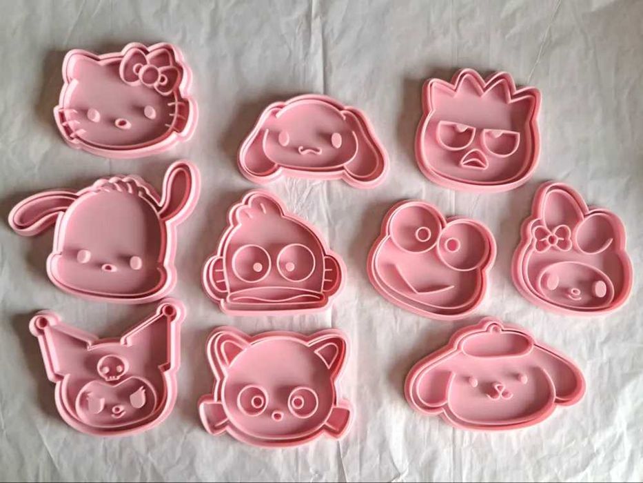 Cortadores de Bolachas 3D – Sanrio / Hello Kitty