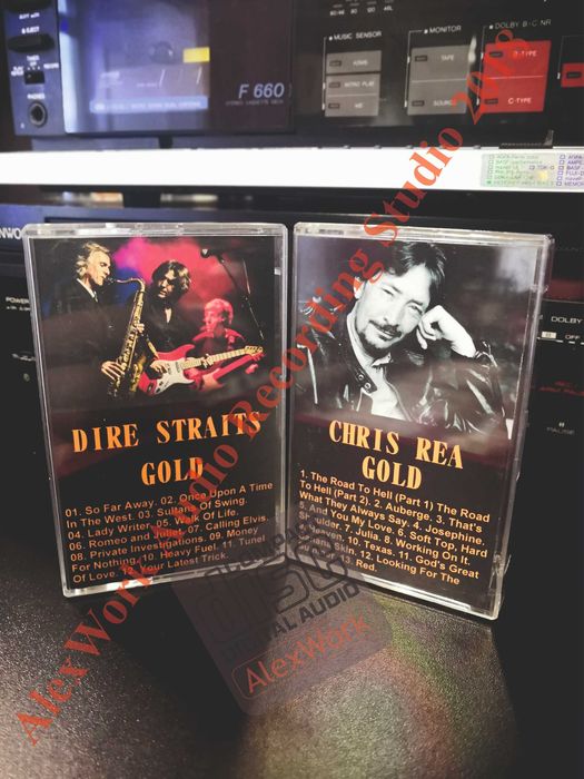 Аудиокассеты DIRE STRAITS Gold / CHRIS REA Gold