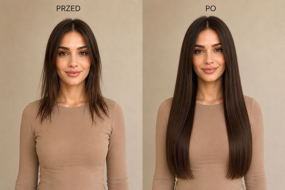 Modelki – Przedłużanie włosów – Mini bonds – 450 zł z włosami bio