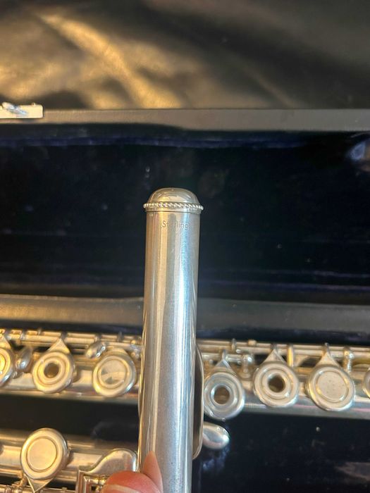 Flauta Amadeus  AF600 com cabeça de prata