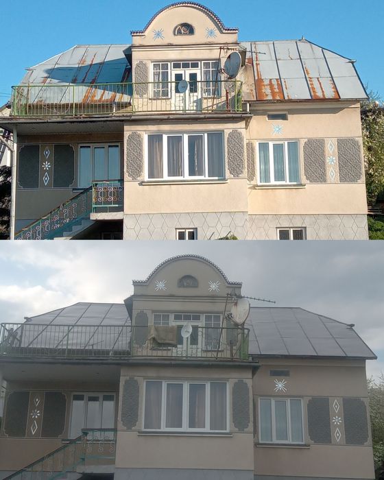 Фарбування даху,дахів,куполів,покрівель,Краковець,Шегині,Судова Вишня