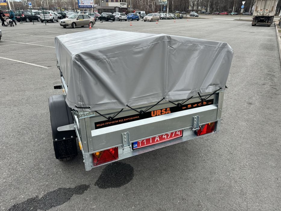 Причіп від заводу, здоровань 2х1.25 бортовий, оцинкований, посилений