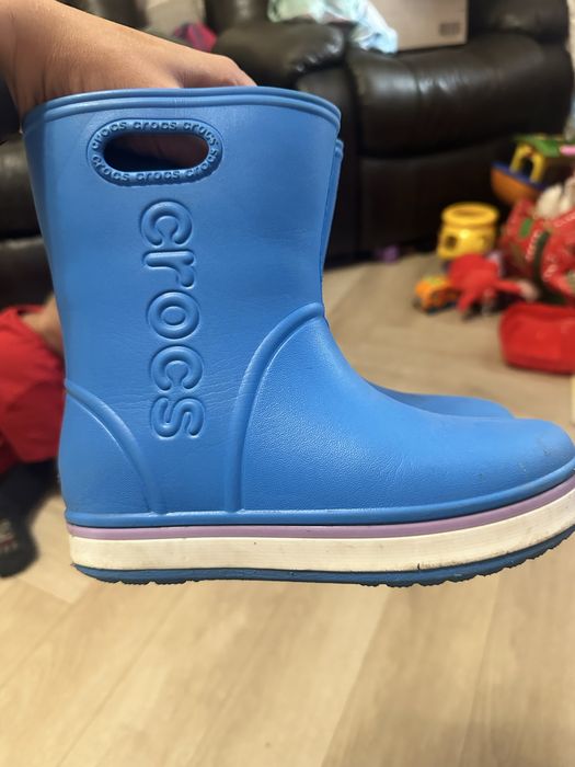 Сапоги резиновые Crocs 32-34 размер