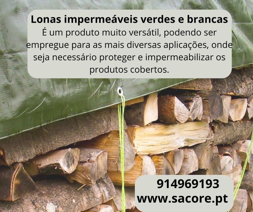 Lonas impermeaveis de varias medidas.