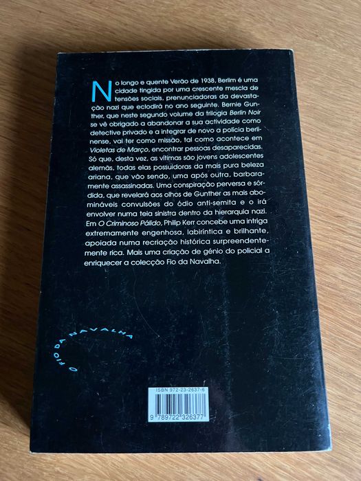 O Criminoso Pálido     PHILIP KERR