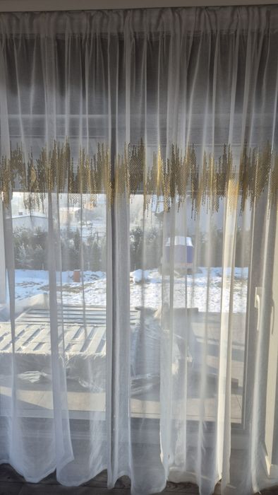 3 sztuki glamour zygzak złoty 140x250 minimalist