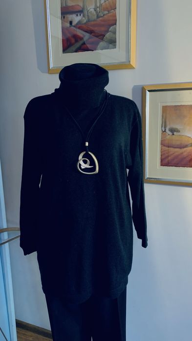 Sweter Golf kaszmir jedwab