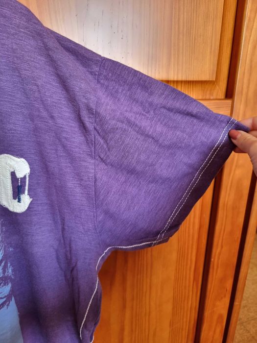 T-shirt roxa MZGZ, tamanho XL