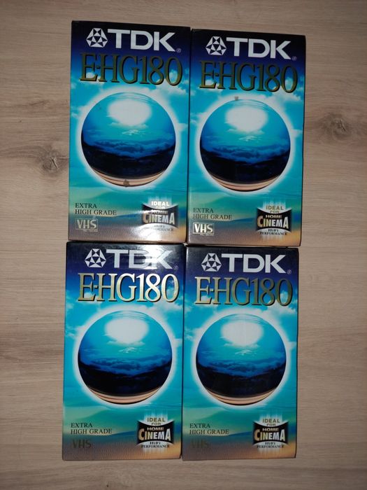 Nowa kaseta VHS TDK E-HG180