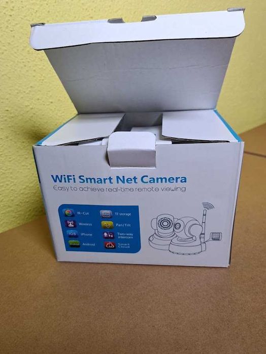 Câmara Vigilância WiFi Smart Net Q3S 720P PTZ – Nova na Caixa