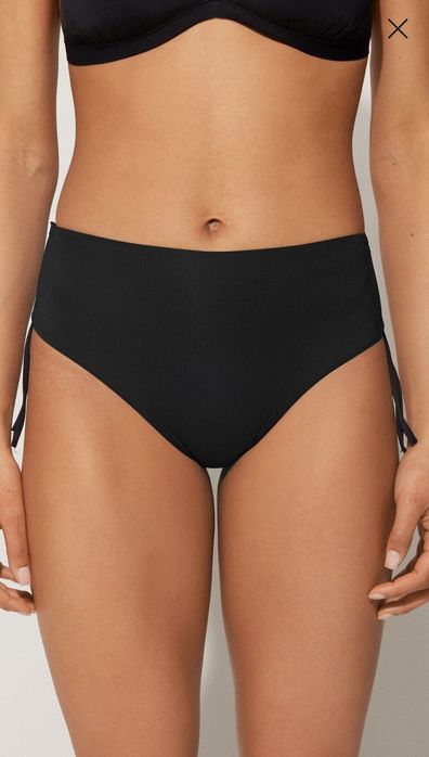 Tezenis p.L оригінальні плавки до купальника бікіні чорного кольору