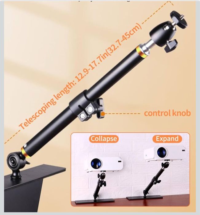 Stojak na projektor do łóżka i sofy - elastyczny uchwyt