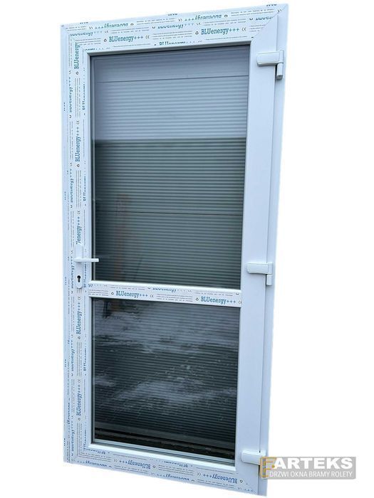 Drzwi tarasowe PCV sklepowe 105x210 białe RÓŻNE ROZMIARY OD RĘKI NOWE