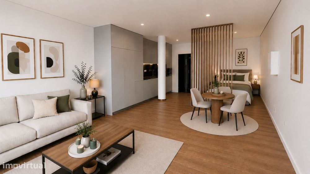 Apartamento T0 com 1 casa de banho em Rebordosa