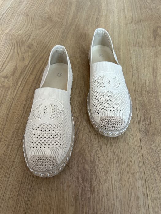 Damskie beżowe espadryle r. 41