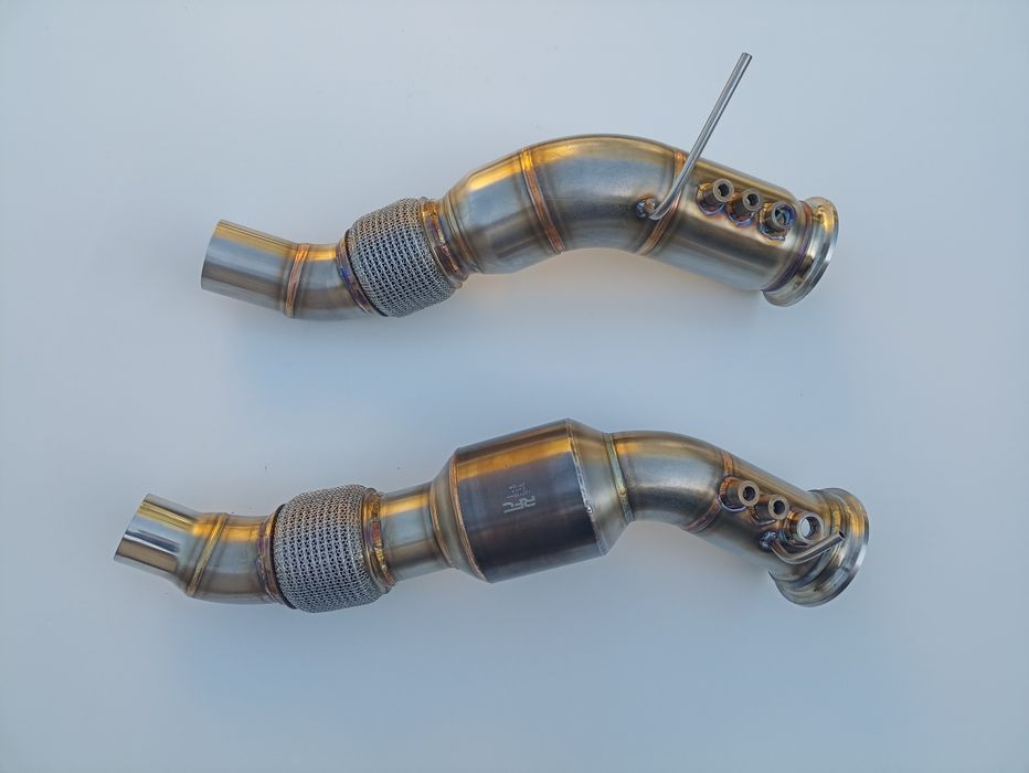 Downpipe BMW M57N i M57N2 - e90, e60, e46 opcja 4 cale z wyjściem na 3