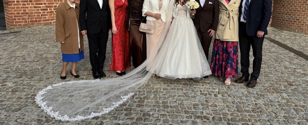 Welon ślubny katedralny