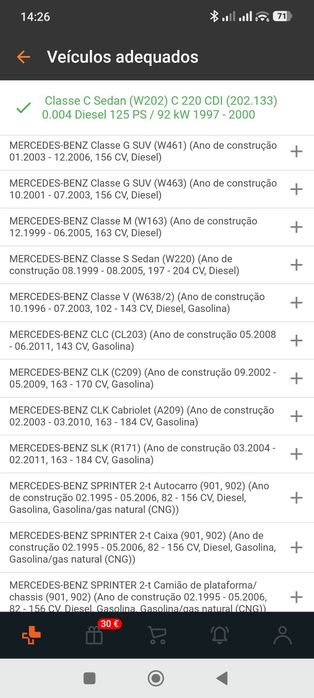 Mercedes sensor óleo w202 w 203 w204 w204