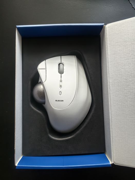 ELECOM IST M-IT11BRWH Trackball Bluetooth 5.3 – biały