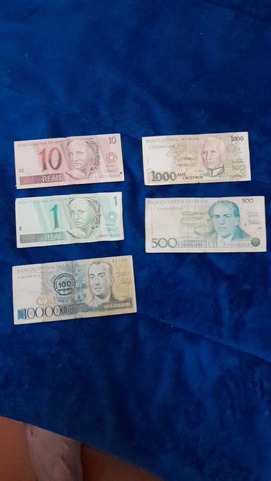 Notas do Brasil antigas
