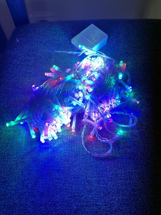 Luzes / piscas de natal brancas ou de múltiplas cores