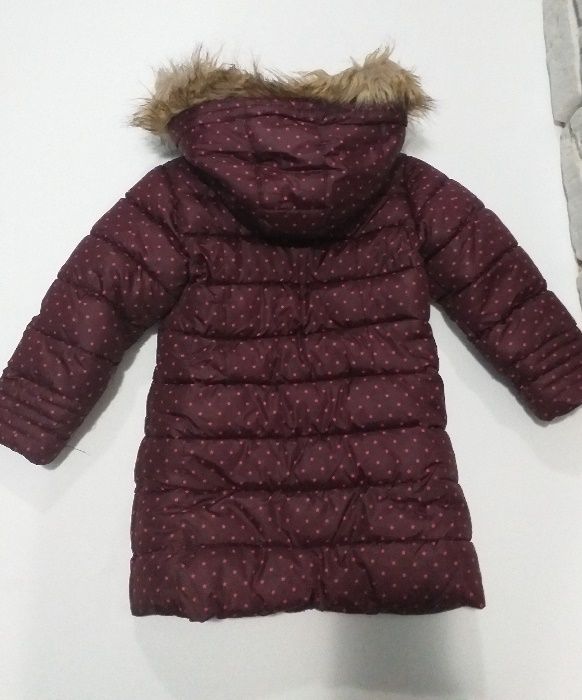 Kurtka zimowa fioletowa w gwiazdki Reserved roz 98