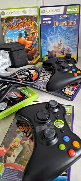 Konsola XBOX 360s + sensor kinect + 8 gier. Stan idealny