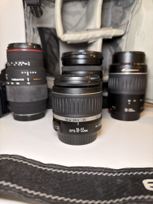 Conjunto de camera mais objetivas