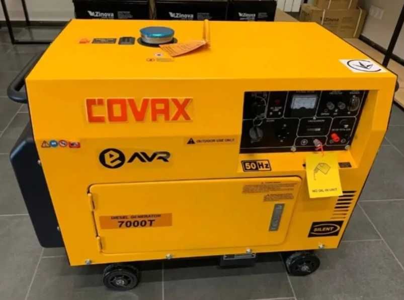 дизельний генератор Covax якісний кожух стартер AVR мідна обмотка 5 кв