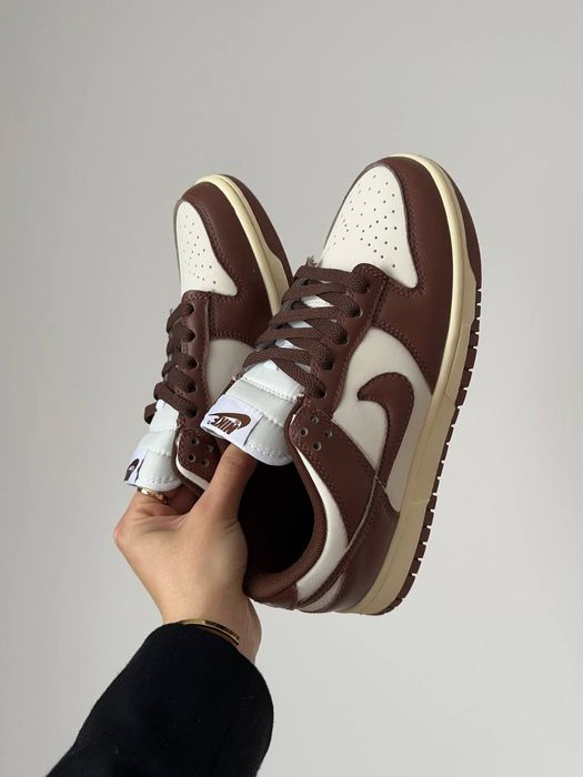 Nike Dunk Low Brown White (Cacao / Chocolate) Найк Взуття Кросівки ТОП