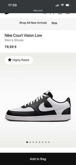 Nike Court Vision Low ( 41 )