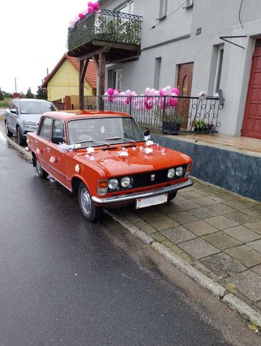 Fiat 125p TAXI, samochód, auto do ślubu