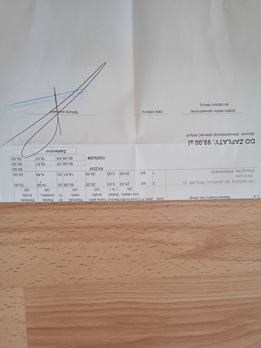 Przesłona do profilu deoline xl mleczna