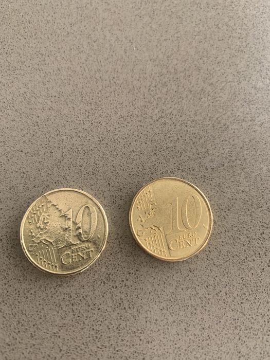 Moeda com erro na cunhagem, muito Raro