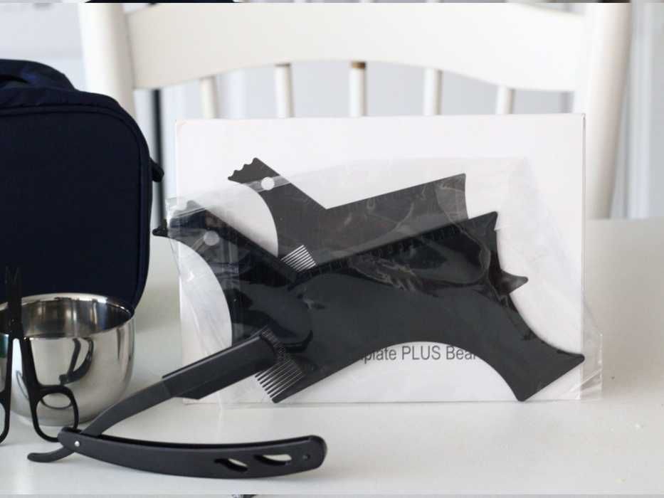 Kit de barbear profissional completo