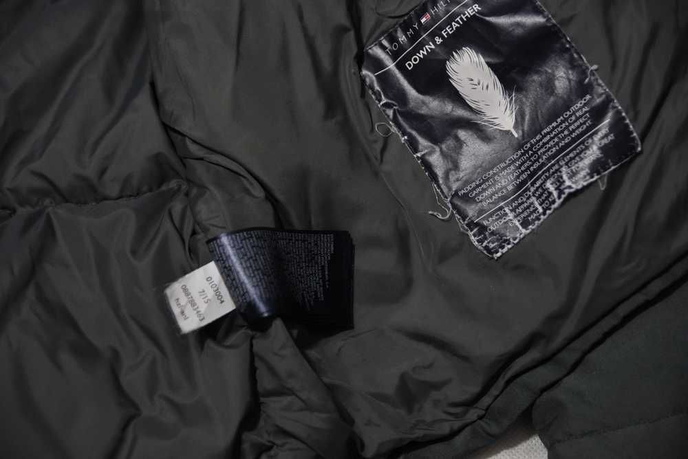 TOMMY HILFIGER XL kurtka puchowa męska zimowa z kapturem bomberka i20v