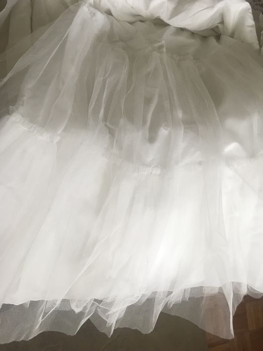 Vestido de Noiva Modelo Sereia, Cor Pérola S/34