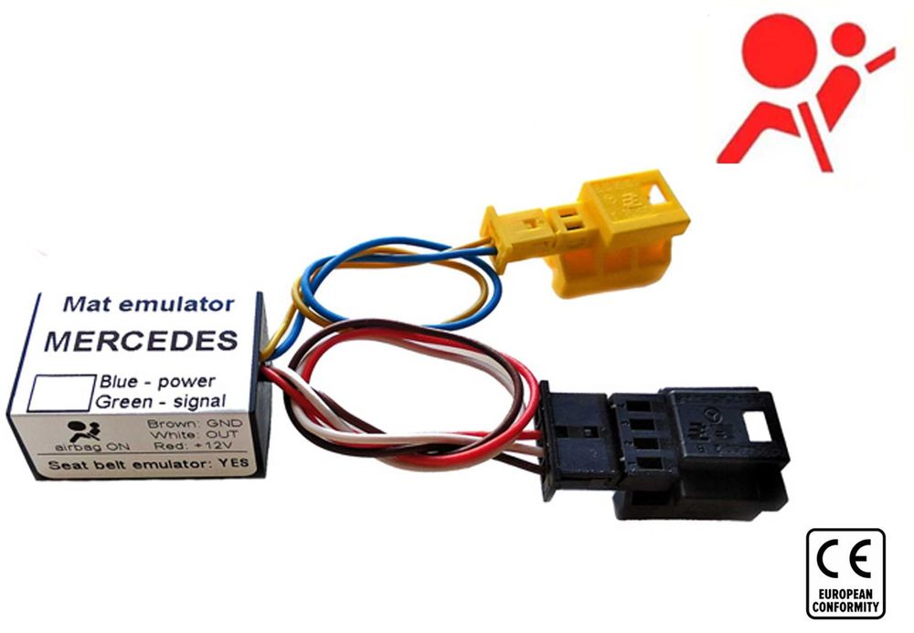 Emulador Esteira AirBag +Cinto Mercedes C W203 CLK W209 (NOVO)