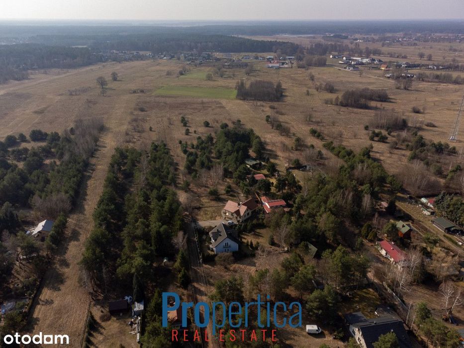 Dom przy rzece i lesie