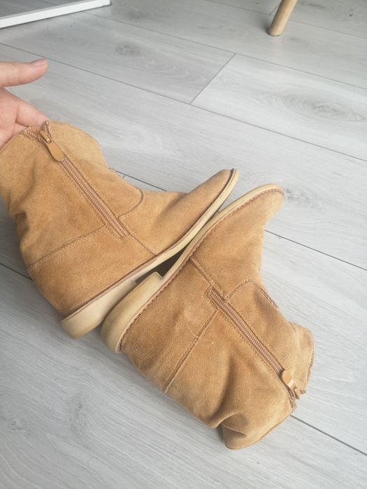 Botki z ukrytą koturną mega wygodne 37