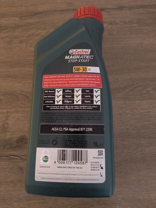 Olej Castrol magnatec 5W30 C2