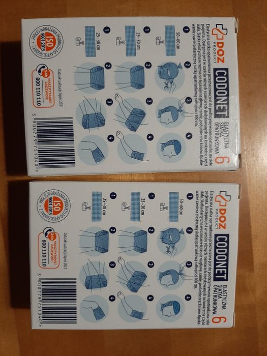 Codonet elastyczna siatka opatrunkowa 2 sztuki