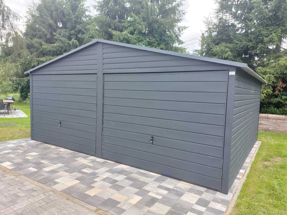 Garaż blaszany Blaszak 3x5 3x6 4x5 4x6 PROMOCJA garaże WZMOCNIONE producent