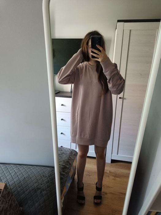 Sukienka dresowa Missguided Londunn sweat dress