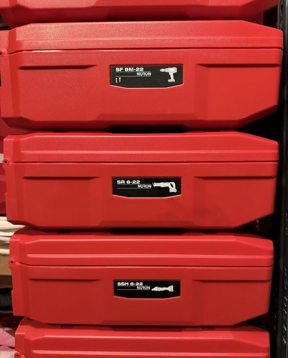 NOWA walizka Hilti - modele: SF 8M-22, SR 6-22, AG 5D-22, SC 4MR-22