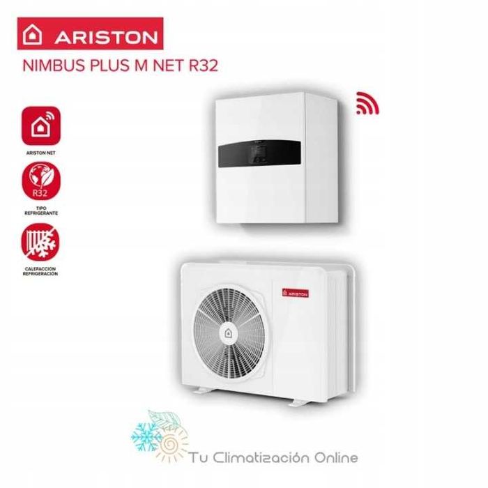 WYPRZEDAŻ! pompa ciepła ariston nimbus plus 80 m-t net r32 monoblok 3301849