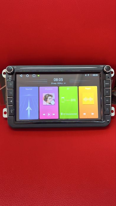 Авто магнітола для усіх VW | Android Auto / CarPlay | GPS