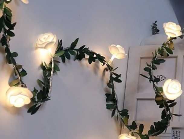 20 rosas c luzes fixas ou intermitentes (metros)