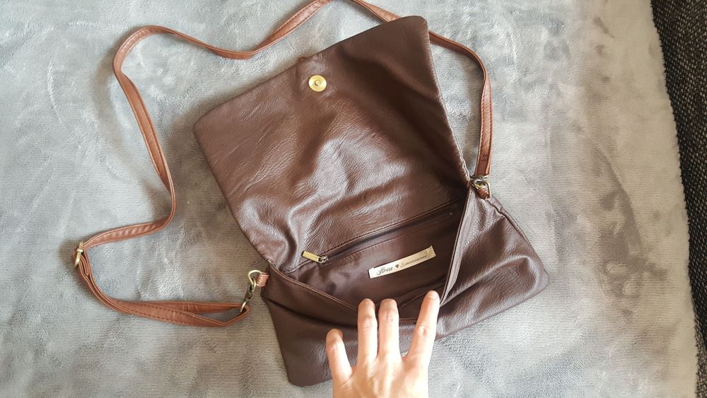 Torebka damska brązowa