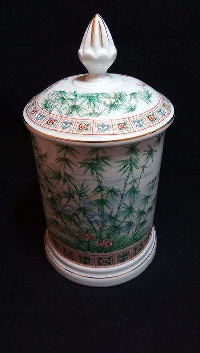 Pote antigo em porcelana da porart